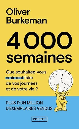 Couverture du livre 4000 semaines