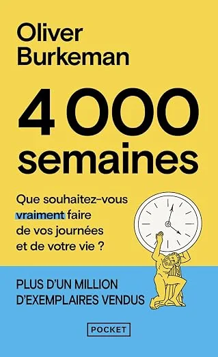 Couverture du livre 4000 semaines