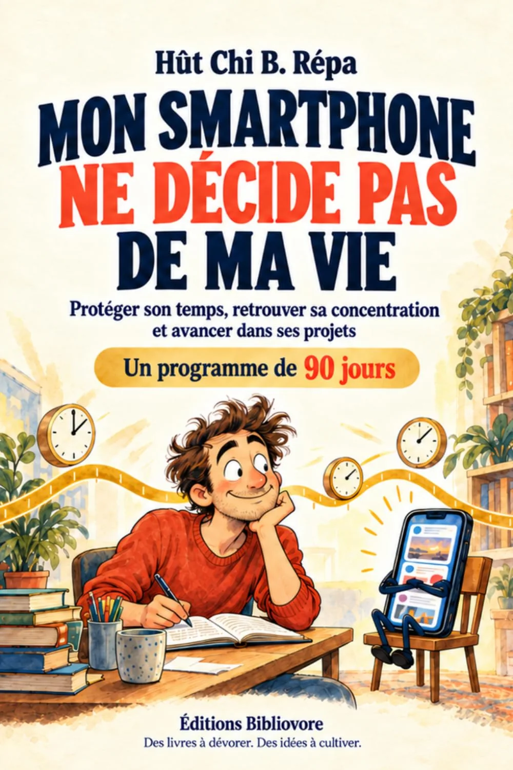 Couverture du livre Mon smartphone ne décide pas de ma vie