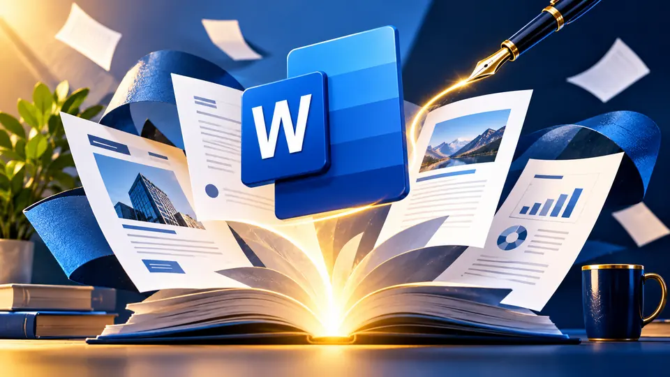 Illustration du parcours Créer des documents professionnels avec Word