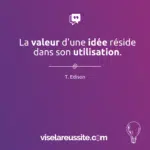 La valeur d'une idée réside dans son utilisation. la valeur d'une idée réside dans son utilisation.