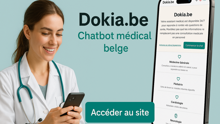 Dokia.be : Chatbot Médical Intelligent en Belgique dokai.be chatbot mécial belge gratuit