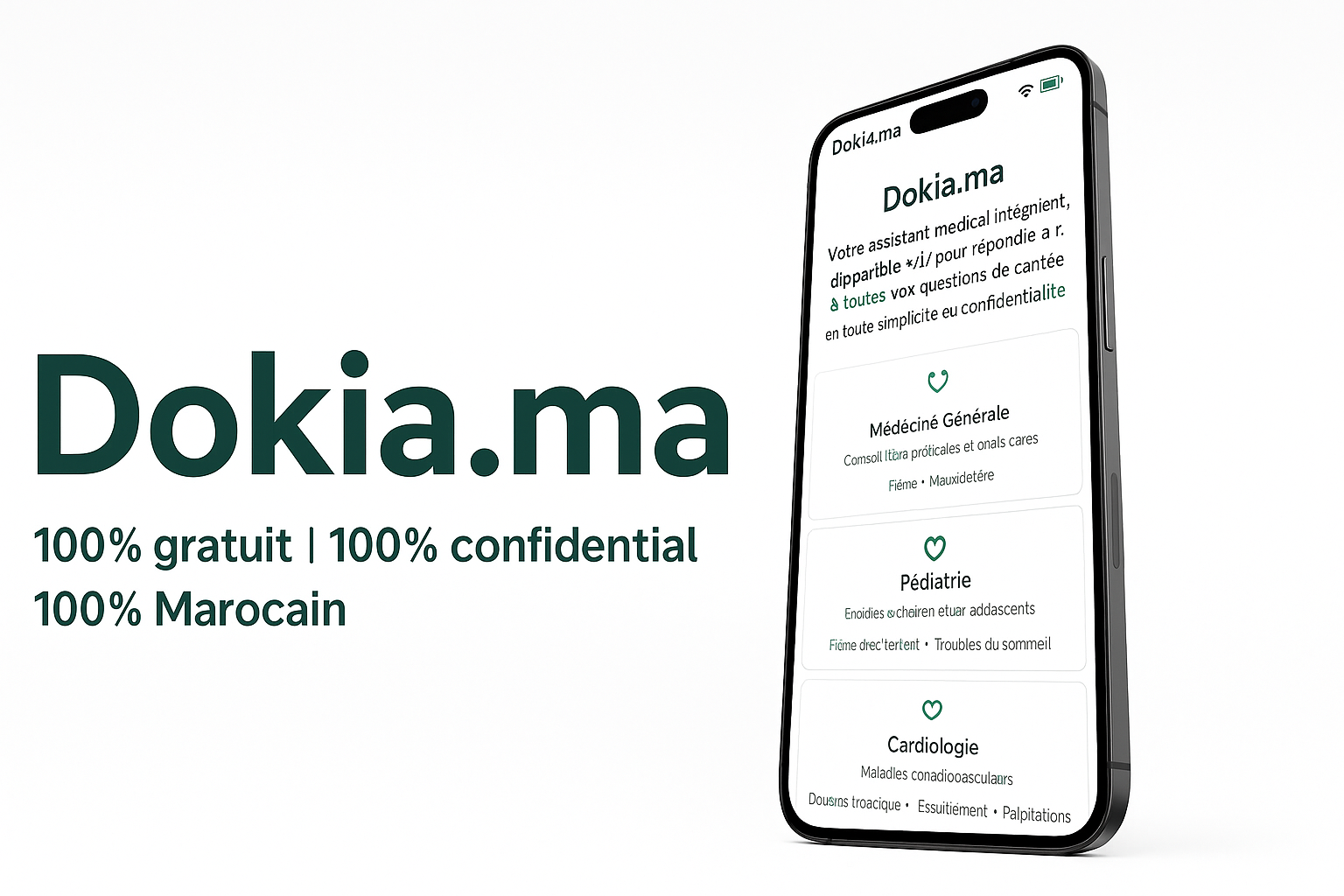 Dokia.ma : Votre assistant médical intelligent, 100 % marocain et disponible 24/7